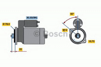 BOSCH 0986018321 -  Стартер