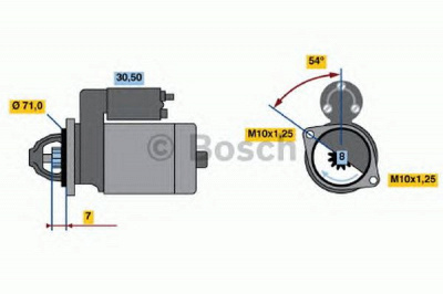 BOSCH 0986018561 -  Стартер