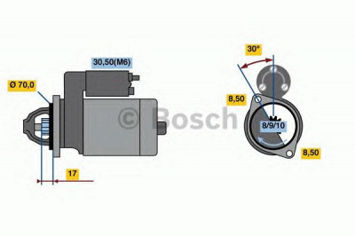 BOSCH 0986018570 -  Стартер