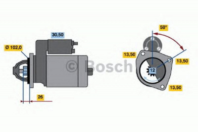 BOSCH 0986018641 -  Стартер
