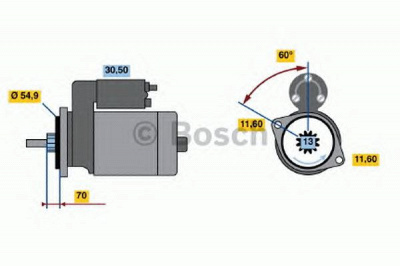 BOSCH 0986018761 -  Стартер
