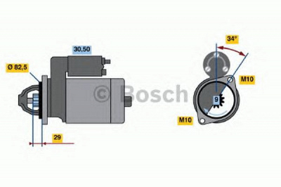 BOSCH 0986018850 -  Стартер
