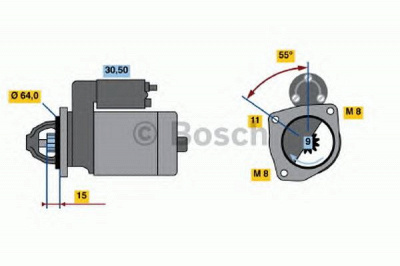 BOSCH 0986018880 -  Стартер