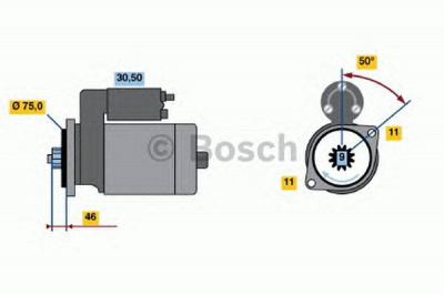 BOSCH 0986019051 -  Стартер