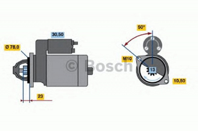 BOSCH 0986019361 -  Стартер