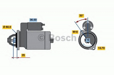 BOSCH 0986019500 -  Стартер