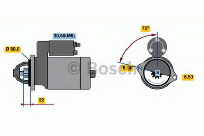 BOSCH 0986019870 -  Стартер