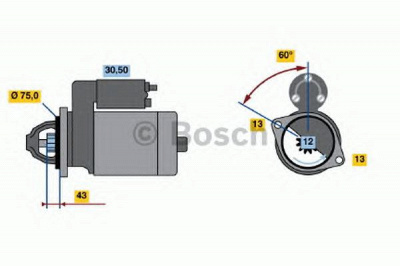 BOSCH 0986019920 -  Стартер