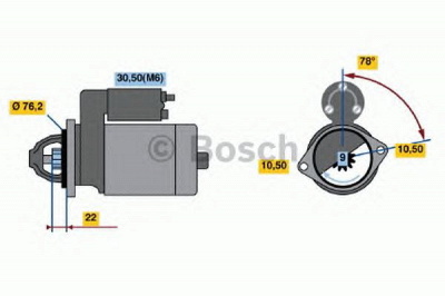 BOSCH 0986019960 -  Стартер