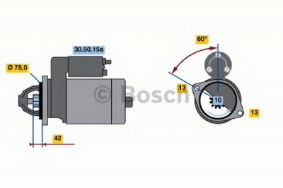 BOSCH 0986019991 -  Стартер