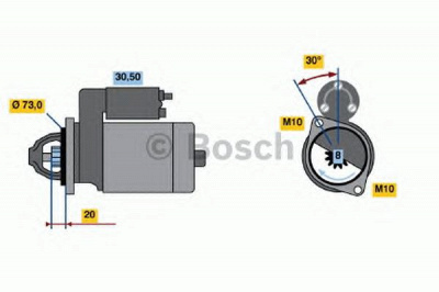 BOSCH 0986020041 -  Стартер