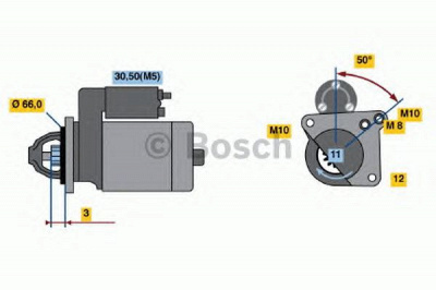 BOSCH 0986020131 -  Стартер
