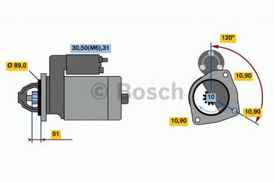 BOSCH 0986020170 -  Стартер