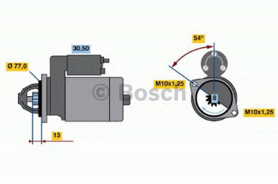 BOSCH 0986020391 -  Стартер