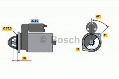 BOSCH 0986020441 -  Стартер