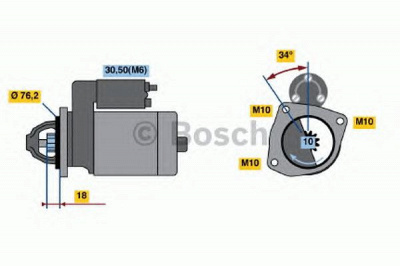 BOSCH 0986020900 -  Стартер