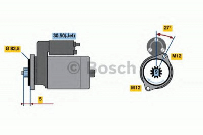 BOSCH 0986021220 -  Стартер