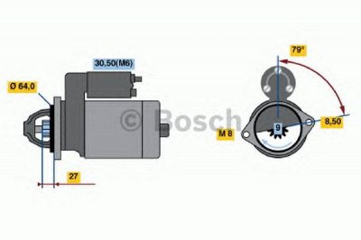 BOSCH 0986021240 -  Стартер