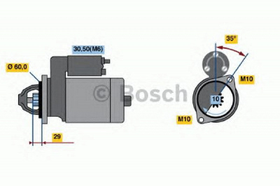 BOSCH 0986021330 -  Стартер