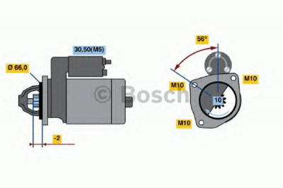 BOSCH 0986021600 -  Стартер