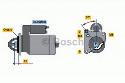 BOSCH 0986021651 -  Стартер