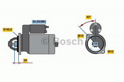 BOSCH 0986021800 -  Стартер