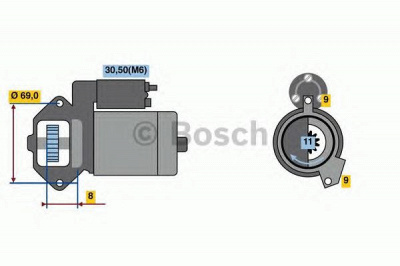 BOSCH 0986022020 -  Стартер