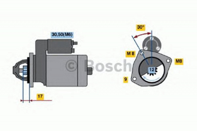BOSCH 0986022121 -  Стартер