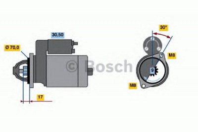BOSCH 0986022151 -  Стартер
