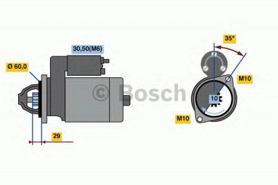 BOSCH 0986022240 -  Стартер
