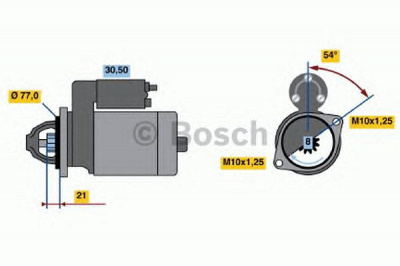 BOSCH 0986022591 -  Стартер