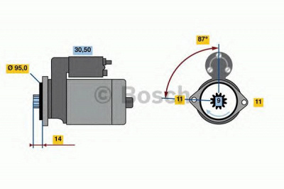 BOSCH 0986022690 -  Стартер