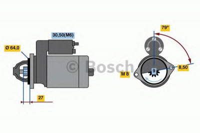 BOSCH 0986022730 -  Стартер