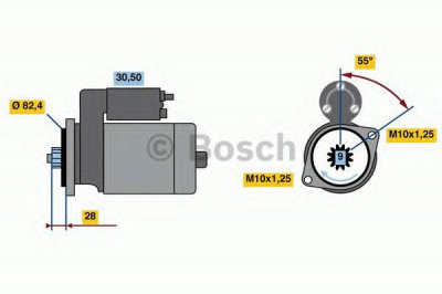 BOSCH 0986022820 -  Стартер