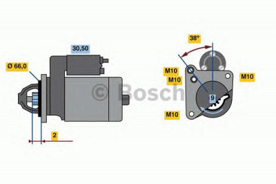 BOSCH 0986022830 -  Стартер