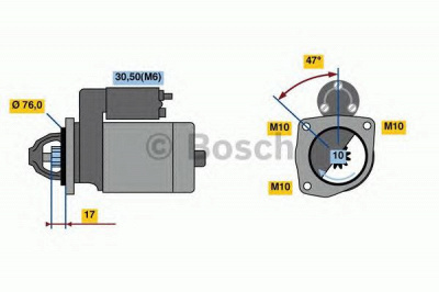 BOSCH 0986022840 -  Стартер