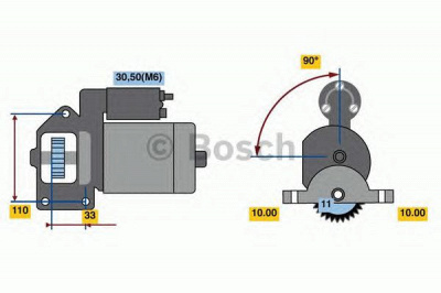 BOSCH 0986022850 -  Стартер