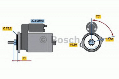 BOSCH 0986022870 -  Стартер