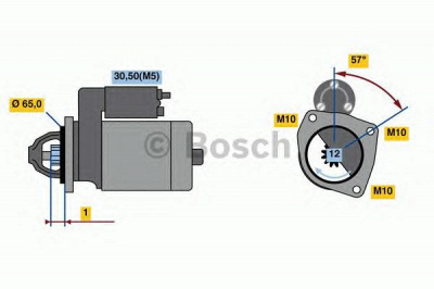 BOSCH 0986022910 -  Стартер