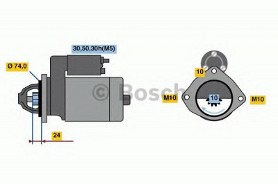 BOSCH 0986022930 -  Стартер