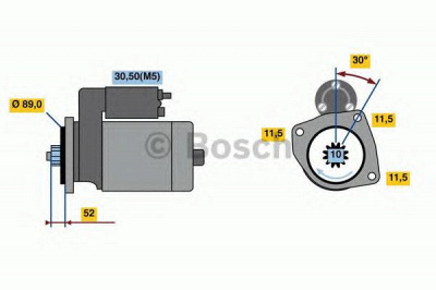 BOSCH 0986022940 -  Стартер