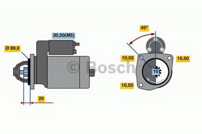 BOSCH 0986022990 -  Стартер