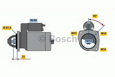 BOSCH 0986023180 -  Стартер
