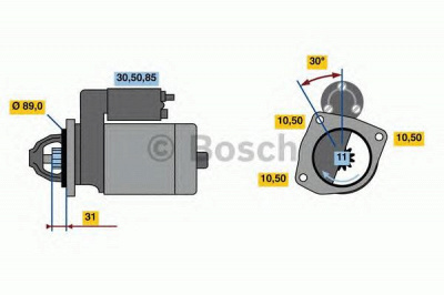 BOSCH 0986023200 -  Стартер