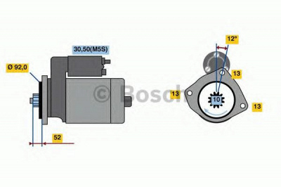 BOSCH 0986023430 -  Стартер