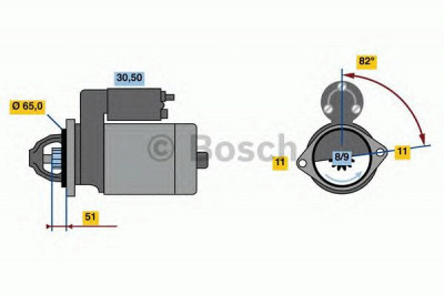 BOSCH 0986023470 -  Стартер