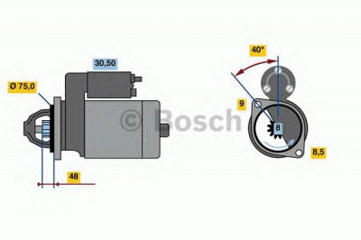 BOSCH 0986023520 -  Стартер