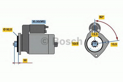 BOSCH 0986023590 -  Стартер