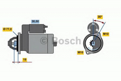BOSCH 0986023600 -  Стартер