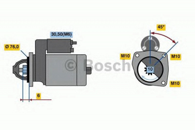 BOSCH 0986023620 -  Стартер